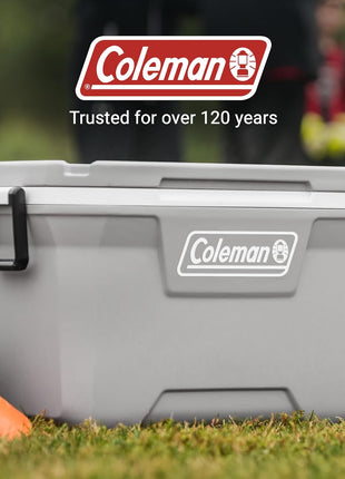Coleman Classic Series Insulated Portable Cooler, Leak-Resistant Outdoor Hard Cooler Keeps Ice up to 5 Days, 52/70/120/150 Quart