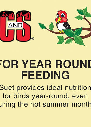 C&S Wild Bird Woodpecker Suet Nuggets Mega Box, 8 Pounds