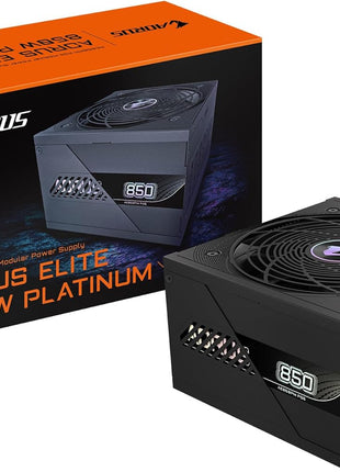 GIGABYTE GP-AE850PM PG5 - PCIe5.1 Ready - ATX3.1-850W 80 Plus Platinum Certified - Fully Modular Power Supply