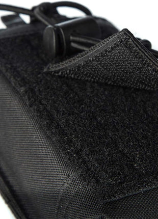 Tactical Molle Radio Holster Holder Case Military Heavy Duty Pouch Bag for Two Ways Walkie Talkies Adjustable Storage with 1 Pack Patch