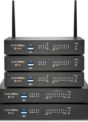 SonicWall TZ370 TradeUp | 3YR Advanced Edition | TZ370 Gen7 Firewall with 3 Year APSS and 1 Year Cloud Secure Edge | Advanced SMB Appliance with SD-WAN and Threat Defense (03-SSC-3004)