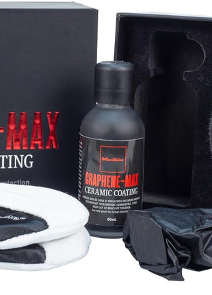 Maxshine Graphene-MAX Ceramic Coating 60mL | Universal Advanced Graphene & Ceramic Formula | Hydrophobic Car Coating with 9-Year Durability | High Gloss Finish & Professional Paint Protection