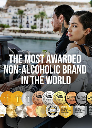 Lyre's Classico 4-Pack, Non Alcoholic Sparkling Wine, Zero Proof Prosecco Alternative, Alcohol Free Drinks, Canned Mocktails, Ready to Drink, 45 Calories per Serve (8.45 Fl Oz x 4)