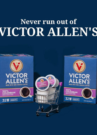 Victor Allen's Coffee Variety Pack (Morning Blend, 100% Colombian, Donut Shop Blend, French Roast), 42 Count, Single Serve Coffee Pods for Keurig K-Cup Brewers