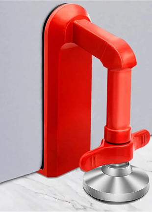 Door Stoppers Security - Portable Door Lock for Travel Anti Theft Door Blocker, Hotel Room Apartment Safety - No Drill Garage Door Brace Devices for Women, Children - Sleep with Peace of Mind