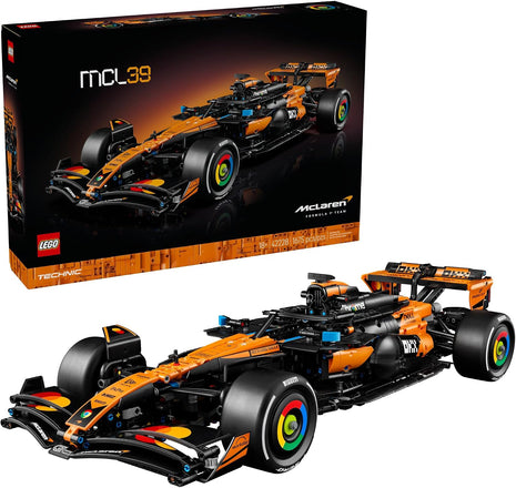 LEGO Technic McLaren MCL39 F1 Car Building Set for Adults - Room or Office Decor for Men & Women, Ages 18+ - Gift for Birthdays - Authentic Details - 42228