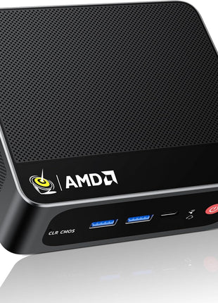 Beelink Mini PC, SER5 Pro 5625U AMD Ryzen 5 (Up to 4.3GHz) 16GB DDR4 480GB M.2 SSD Mini Desktop Computer, 2.5Gbps LAN, Wifi6/BT5.4,HDMI/DP/Type-c/4K Triple Display Micro PC