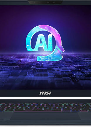 msi Stealth 14 AI Studio 14 inch 165Hz FHD+ Gaming Laptop: Intel Core Ultra 9-185H, NVIDIA Geforce RTX 4060, 32GB DDR5, 1TB NVMe SSD, Thunderbolt 4, Win 11 Pro: Star Blue A1VFG-091US