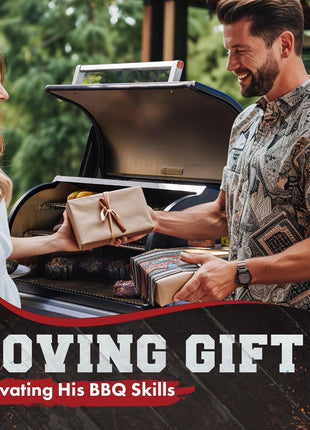 KITCHEN PERFECTION Silicone Smoker Oven Gloves -Extreme Heat Resistant BBQ Gloves -Handle Hot Food Right on Your Smoker Grill Fryer & Pit | Waterproof Oven Mitts |Superior Value Set+3 Bonuses