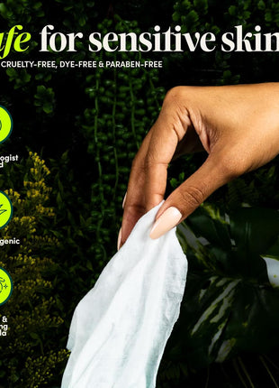 goodwipes Flushable Wipes for Women - Rosewater Individually Wrapped Travel Butt Wipes To Go, Mini Purse & Festival Essentials for Adults, pH Balanced for Feminine Hygiene, 32 Count (1 Pack)