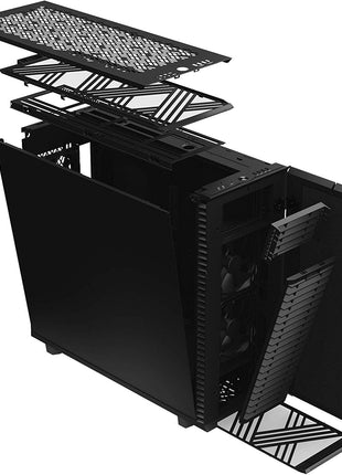 Fractal Design Define 7 XL Black Solid Brushed Aluminum/Steel E-ATX Silent Modular Full Tower Computer Case
