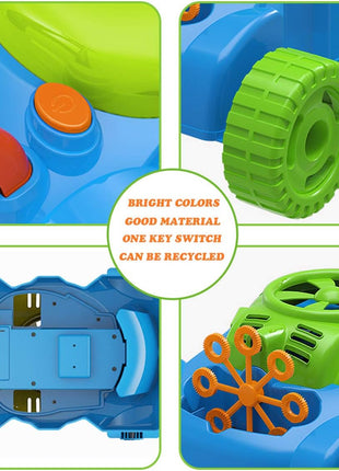 Bubble Lawn Mower Toddler Toys, Bubble Machine Outdoor Garden Toys | Toddler Outdoor Toys for 1 2 Year Old Boy Birthday Gift, Summer Push Gardening Toys for Preschool Baby Boys Age 1 2 3 +