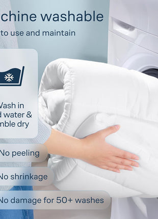 Cloud Like Twin Mattress Topper   100% Cotton Top Mattress Pad for Back Pain Relief   Breathable & Naturally Cooling for Hot Sleepers
