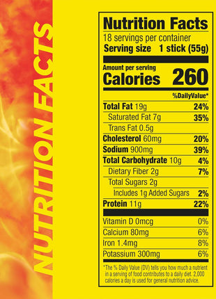 Slim Jim Monster Smoked Meat Sticks, Original Flavor, High Protein Easter Basket Stuffer for Men, 1.94 oz. (18 Count)