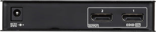 ATEN VS192 2-Port True 4K DisplayPort Splitter SST Split or MST Extended Display - Connect 1 DP Source to 2 Display Port Computer Monitor - TAA Compliant - Metal