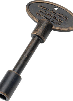 Stanbroil Universal 3-Inch Gas Valve Key Fits 1/4 inch and 5/16 inch Turn Ball Valve for Gas Fire Pits and Fireplaces, Antique Copper
