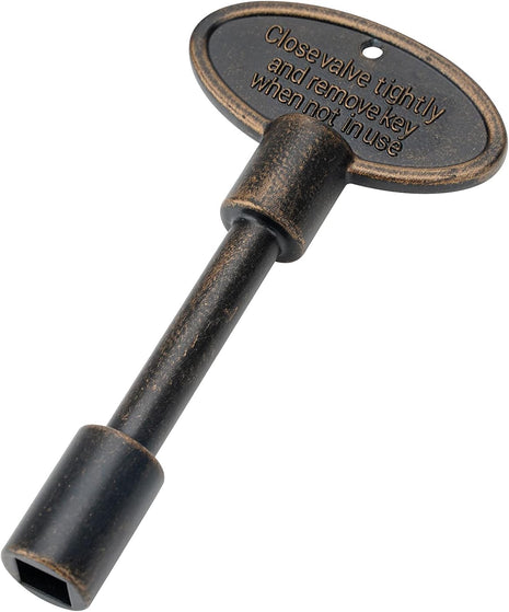Stanbroil Universal 3-Inch Gas Valve Key Fits 1/4 inch and 5/16 inch Turn Ball Valve for Gas Fire Pits and Fireplaces, Antique Copper