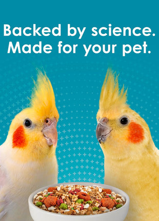Kaytee Forti-Diet Pro Health+Safflower Nourish+Protect Cockatiel Food, Supports Breeding and Molting, Nutrition Backed by Science, Digestive and Brain Health, 4 pounds