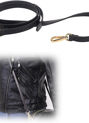 LIVE UP Full Grain Purse Strap Genuine Leather Replacement for Cross Body Bag Handbags