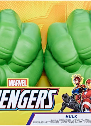 Marvel Hulk Gamma Smash Fists, Soft Foam Role Play Toy, Avengers Super Hero Toys for Kids Ages 5 and Up
