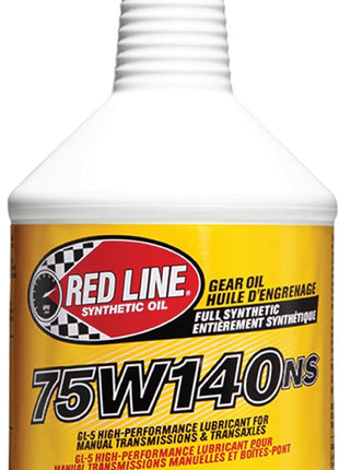 Red Line 57104 75W140 Non-Limited Slip Synthetic Gear Oil - 1 Quart