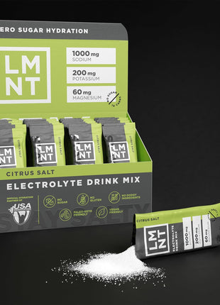 Drink LMNT Zero Sugar Electrolytes   Citrus Salt | Drink Mix | 30 Count