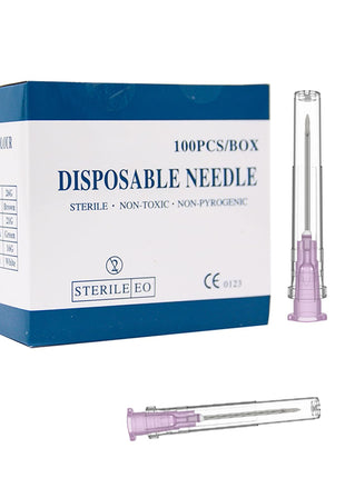 18 Gauge 1 Inch Needle (100Pack),Luer Lock Industrial Accessories Needles,Individually Wrapped