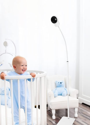 HOLACA 35 inch or 63 inch Floor Stand for Hellobaby, Infant Optics DXR-8/8 Pro, eufy, Vava/Hipp and Nooie Baby Monitor,Owlet and Motorola Baby Monitor, for Any Other Cameras with 1/4 Screw Mount