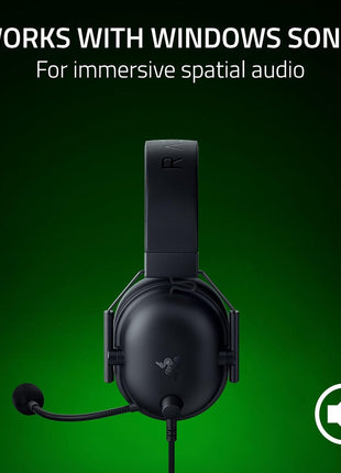 Razer BlackShark V2 X Xbox Gaming Headset: 50mm Drivers - Cardioid Mic - Lightweight - Comfortable, Noise Isolating Earcups - for Xbox Series X, Series S, PS5, PC, Switch via 3.5mm Audio Jack - Black