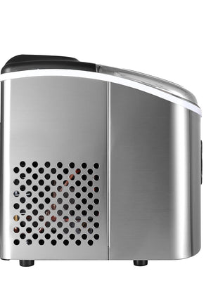 Frigidaire EFIC103-AMZ-SC Counter Top Maker with Over-Sized Ice Bucket, Stainless Steel, Self Cleaning Function, Heavy Duty, Stainless