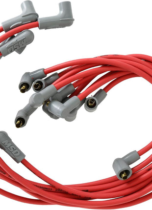 MSD 31659 Super Conductor Spark Plug Wire Set, Socket Dist. Cap