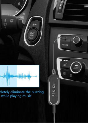 BESIGN Ground Loop Noise Isolator for Car Audio/Home Stereo System with 3.5mm Audio Cable