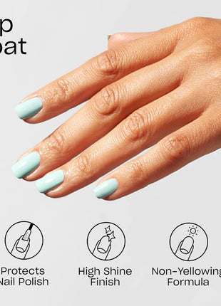 OPI Top Coat | Nail Polish Top Coat | Prevents Chipping, Protects Nails, High Gloss Shine