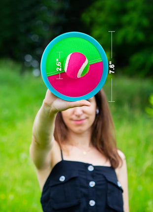 Ayeboovi Toss and Catch Ball Game Outdoor Toys for Kids Yard Games Beach Toys Outside Games for 3 4 5 6 7 8 9 10 Year Old Boys Girls (Upgraded)