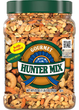Southern Style Nuts Gourmet Hunter Bulk Trail Mix, 23 oz (Pack of 1), Sesame Sticks, Roasted Peanuts, Sunflower Kernels, Almonds, Cashews & Pepitas, Mixed Nuts, Snacks for Adults & Kids