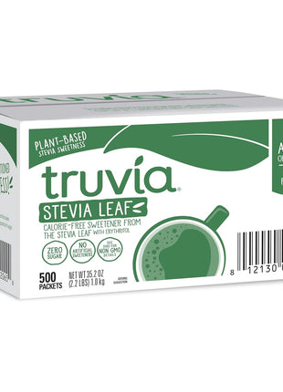 Truvia Original Calorie-Free Sweetener from the Stevia Leaf Packets, 35.25 oz Box, 500 Count (Pack of 1)