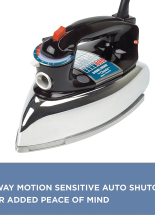 BLACK+DECKER Classic Steam Iron with Aluminum Soleplate