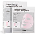 COSRX The Peptide Collagen Hydrogel Pack, Mask Pack, Pack of 3, Resilient, Glossy, Shiny, Moisture, Moisture, Lifting, Collagen Mask, Gel Mask, Tested for Human Body, Cosar X, Essence, Skin Care, Korean Cosmetics