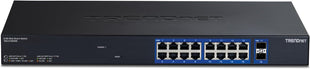 TRENDnet 18-Port Multi-Gig Web Smart Switch, TEG-3182WS, 16 x 2.5Gb Ports, 2 x 10Gb SFP+ Ports, NDAA TAA Compliant, Lifetime Protection, Remote Cloud Management, Black