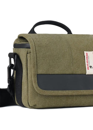 Besnfoto Camera Bag Small Mirrorless Camera Shoulder Bag Purse Waterproof Canvas Cute Compact Camera Messenger Bag Case for Women and Men