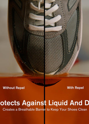 Jason Markk Shoe Protector Repel Spray, Water & Stain Repellent for Shoe and Sneaker Care, Non-Aerosol Footwear Protector Spray, Safe for Leather, Suede, Nubuck, Cotton, Knits, 5.4oz