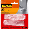 Scotch Door Stoppers, 2 Count, 1-1/8 in., Flexible Material Assures Snug Fit Under Doors, Easy to Use Stops for Bottom of Door (SP947)