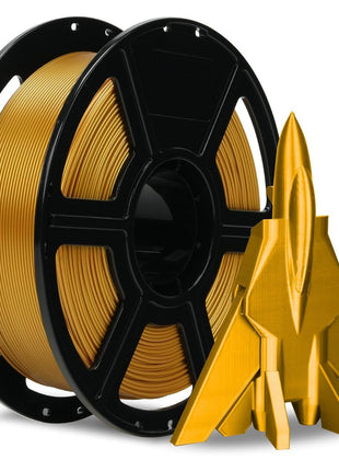 FLASHFORGE Rapid PETG Filament 1.75mm Metallic Bright Gold, Max 600mm/s High Speed Printing, 3D Printer Filament 1kg Spool, Dimensional Accuracy  0.02mm, Fits Most 3D Printers
