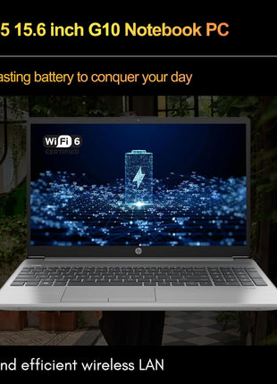 HP 255 G10 Laptop for Home or Work, 16GB RAM, 1TB SSD, 15.6 inch Full HD, Ryzen 3 7330U (Beat Intel i5-1135G7), HDMI, USB-C, Windows 11 Pro, Business and Fun Ready