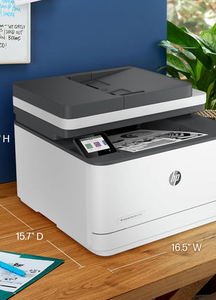 HP LaserJet Pro MFP 3101fdw Wireless Black & White All-in-One Laser Printer, Scanner, Copier, Fax, Best-for-Office (3G628F)