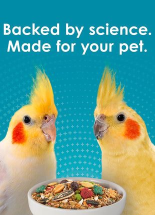 Kaytee Forti-Diet Pro Health Nourish+Protect Cockatiel Food, Comprehensive Nutrition Backed by Science, Digestive Health, Immune Support, 5 pounds