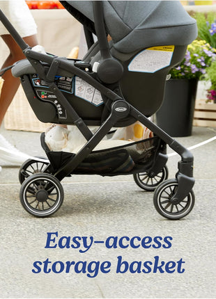 Graco® Gomax Frame Stroller, Accepts All Graco® Infant Car Seats, Backpack Style Lightweight Travel Stroller Frame