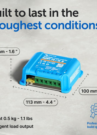 Victron Energy SmartSolar MPPT Solar Charge Controller (Bluetooth) - Charge Controllers for Solar Panels - 75V, 15 amp, 12/24-Volt