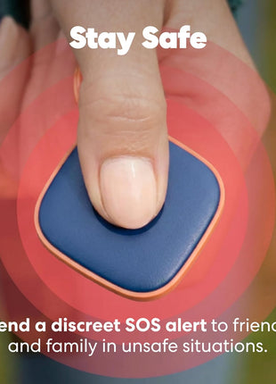 Life360 Tile - Bluetooth Tracker, Keys Finder and Item Locator for Keys, Bags and More. Phone Finder. Both iOS and Android Compatible. 1-Pack (Navy Blaze)