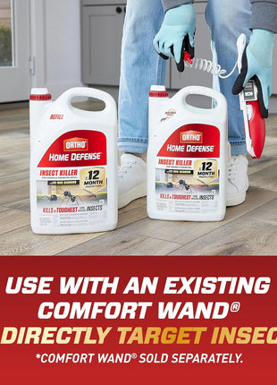 Ortho Home Defense Insect Killer for Indoor and Perimeter Refill2 - Ready-To-Use Bug Spray Refill, Kills Ants, Roaches, and Spiders, 1 gal.